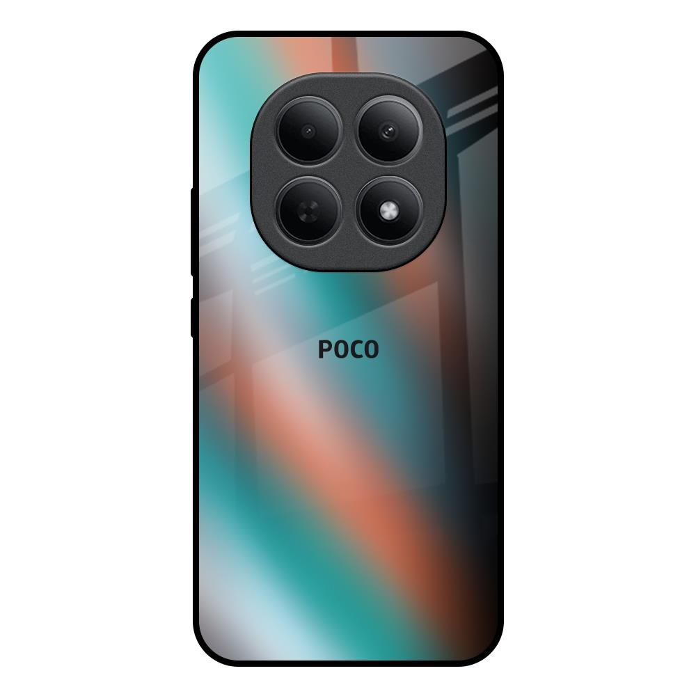 Melted Emerald Poco M8 5G Glass Back Cover Online