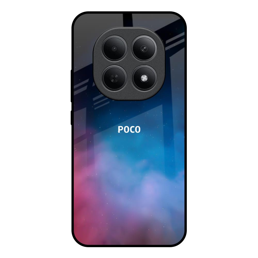 Cloudy Galaxy Poco M8 5G Glass Back Cover Online
