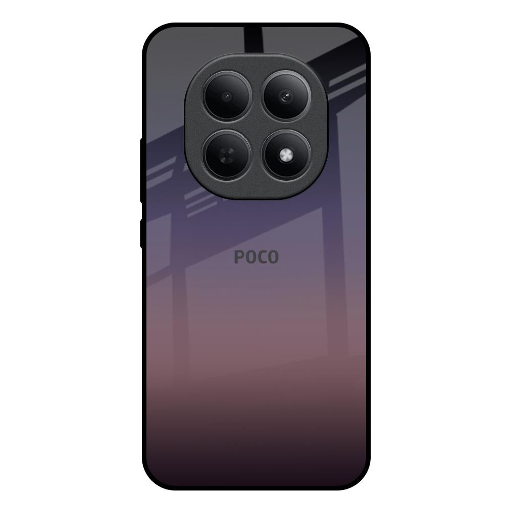 Grey Ombre Poco M8 5G Glass Back Cover Online