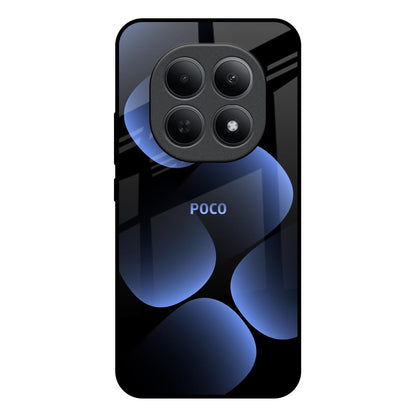 Five Blue Spots Poco M8 5G Glass Back Cover Online