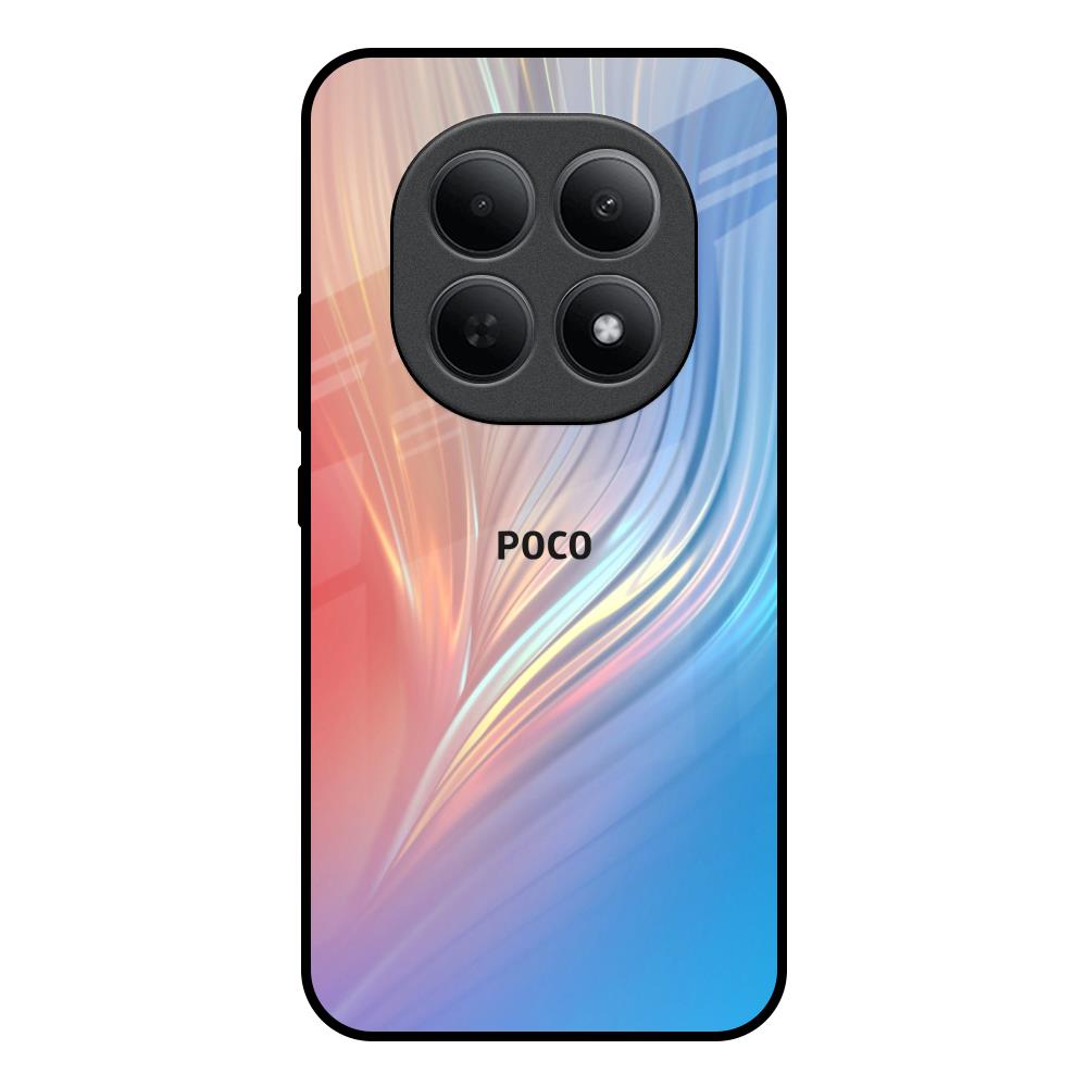 Mystic Aurora Poco M8 5G Glass Back Cover Online