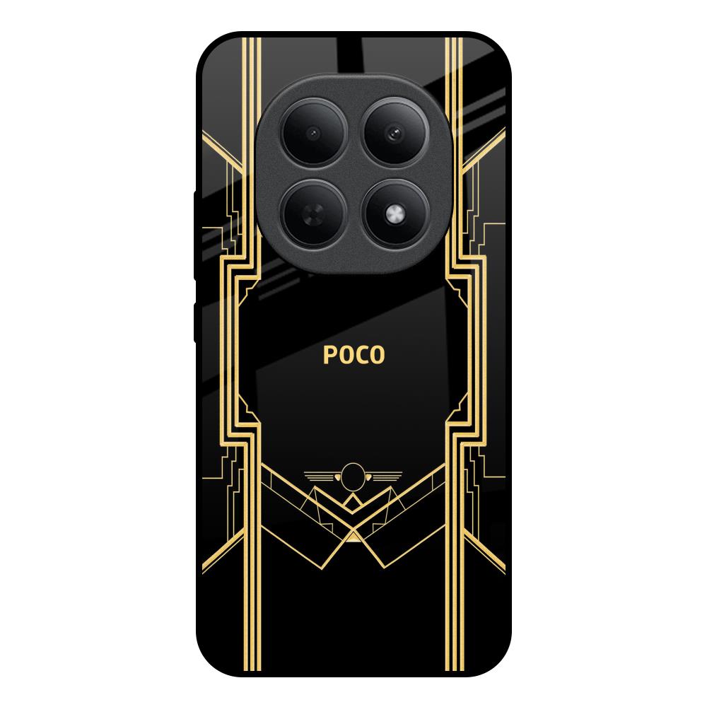 Sacred Logo Poco M8 5G Glass Back Cover Online