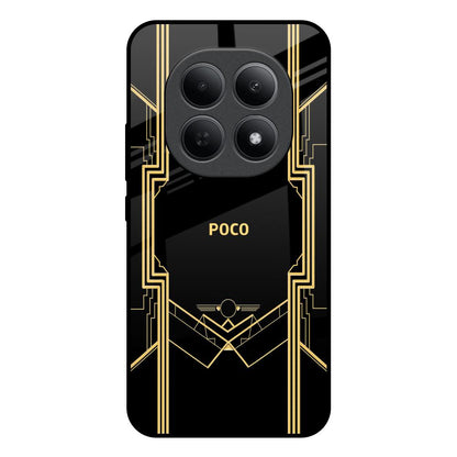 Sacred Logo Poco M8 5G Glass Back Cover Online