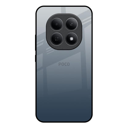Smokey Grey Color Poco M8 5G Glass Back Cover Online
