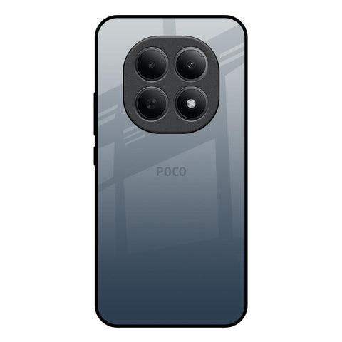 Smokey Grey Color Poco M8 5G Glass Back Cover Online