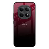 Wine Red Poco M8 5G Glass Back Cover Online