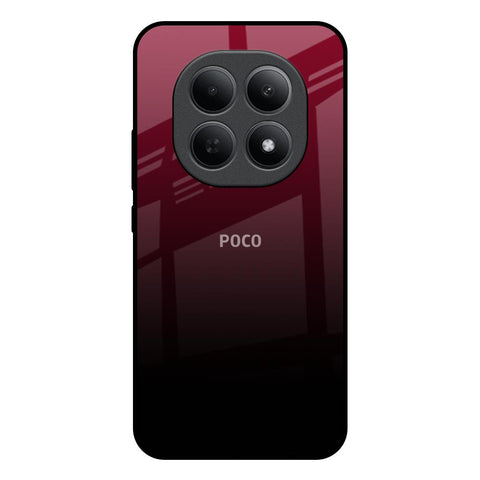 Wine Red Poco M8 5G Glass Back Cover Online