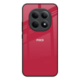 Solo Maroon Poco M8 5G Glass Back Cover Online
