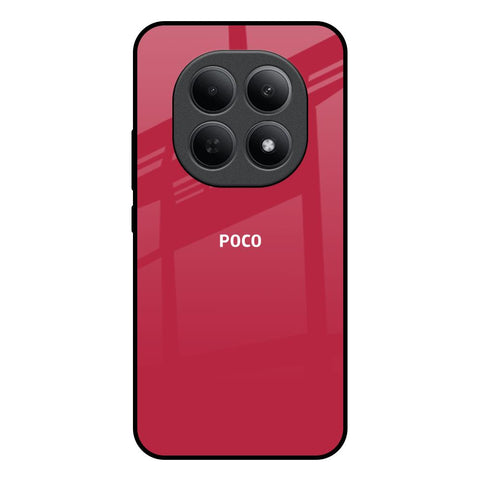 Solo Maroon Poco M8 5G Glass Back Cover Online