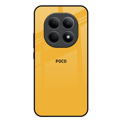 Fluorescent Yellow Poco M8 5G Glass Back Cover Online