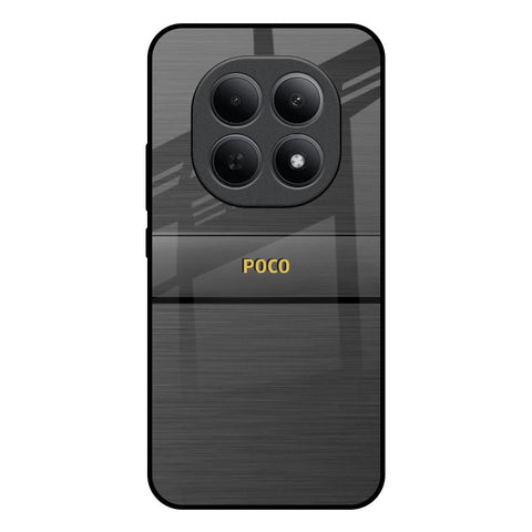 Grey Metallic Glass Poco M8 5G Glass Back Cover Online