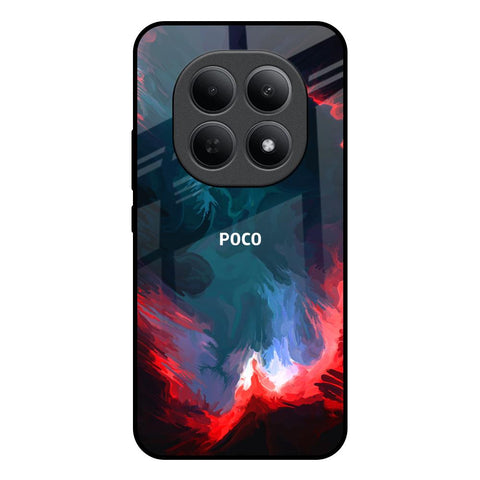 Brush Art Poco M8 5G Glass Back Cover Online