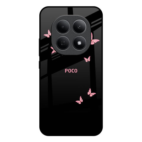 Fly Butterfly Poco M8 5G Glass Back Cover Online