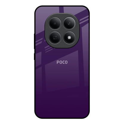 Dark Purple Poco M8 5G Glass Back Cover Online