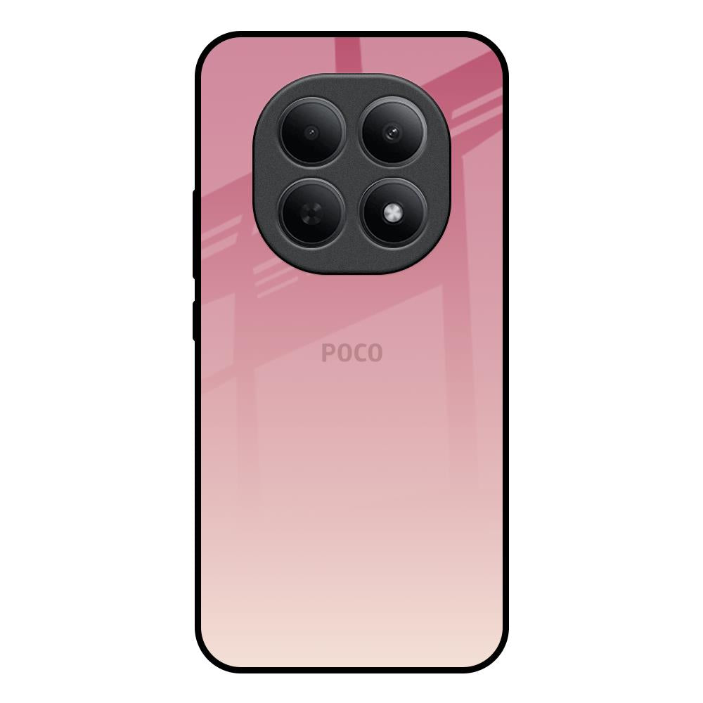 Blooming Pink Poco M8 5G Glass Back Cover Online