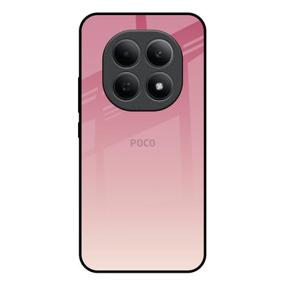 Blooming Pink Poco M8 5G Glass Back Cover Online