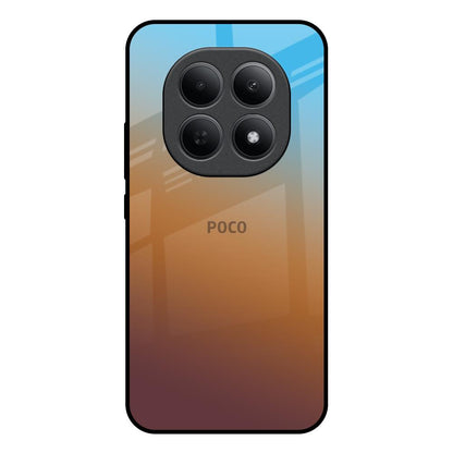 Rich Brown Poco M8 5G Glass Back Cover Online