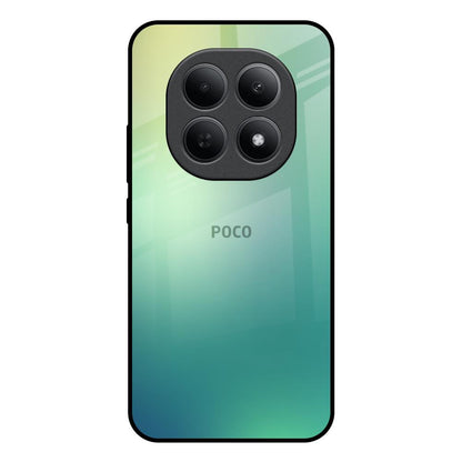 Dusty Green Poco M8 5G Glass Back Cover Online