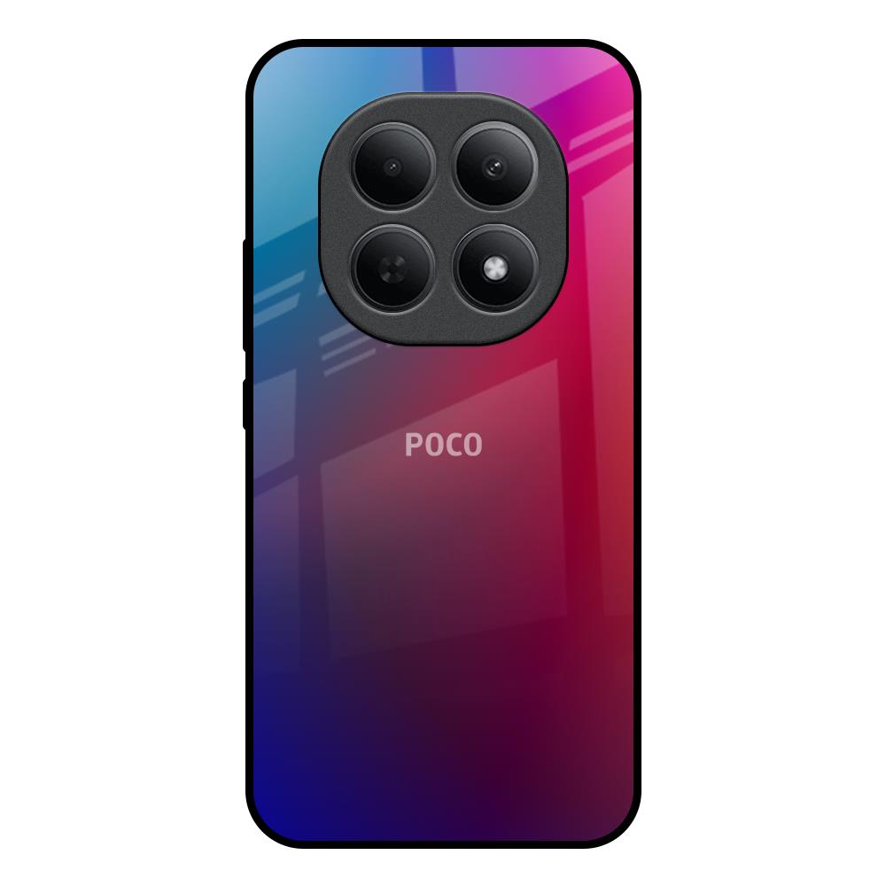 Magical Color Shade Poco M8 5G Glass Back Cover Online