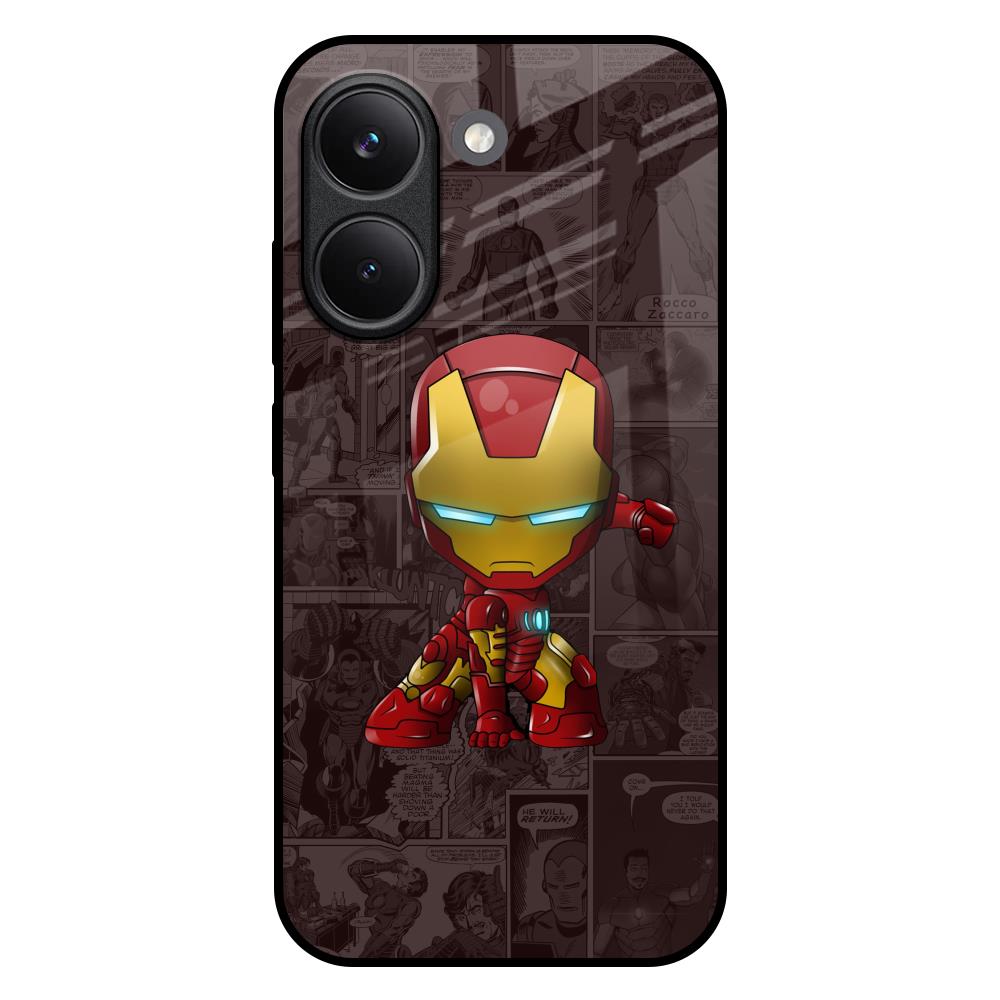 Angry Baby Super Hero Poco X8 Pro 5G Glass Back Cover Online