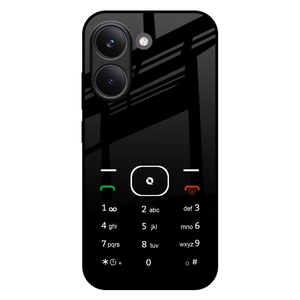 Classic Keypad Pattern Poco X8 Pro 5G Glass Back Cover Online