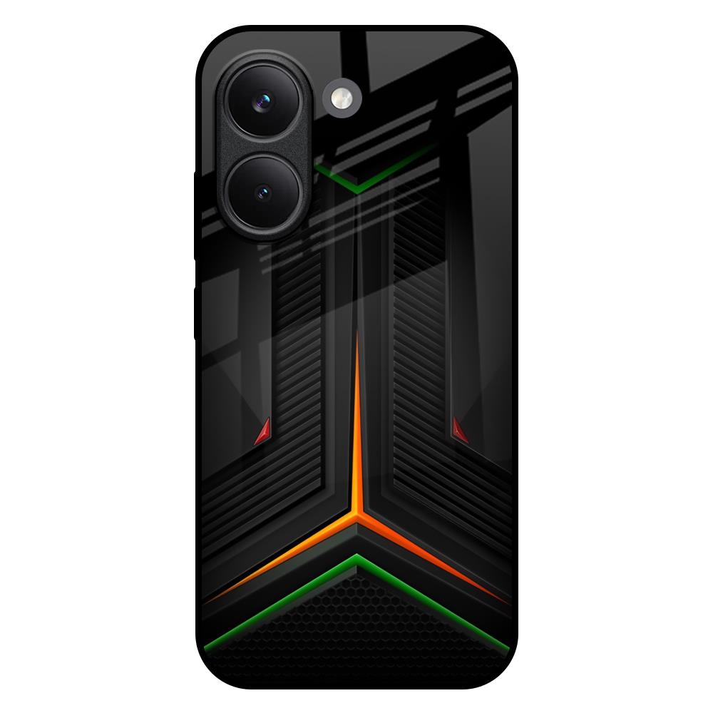 Modern Ultra Chevron Poco X8 Pro 5G Glass Back Cover Online