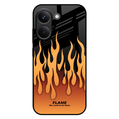Fire Flame Poco X8 Pro 5G Glass Back Cover Online