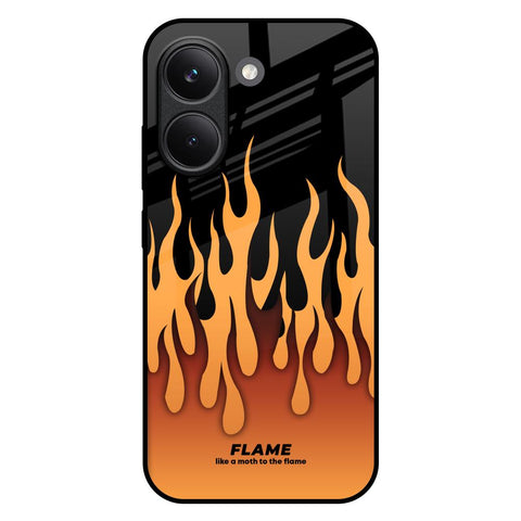 Fire Flame Poco X8 Pro 5G Glass Back Cover Online