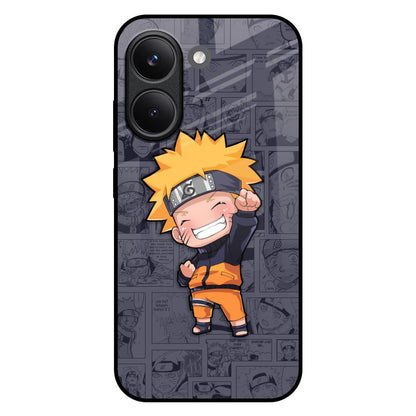 Orange Chubby Poco X8 Pro 5G Glass Back Cover Online