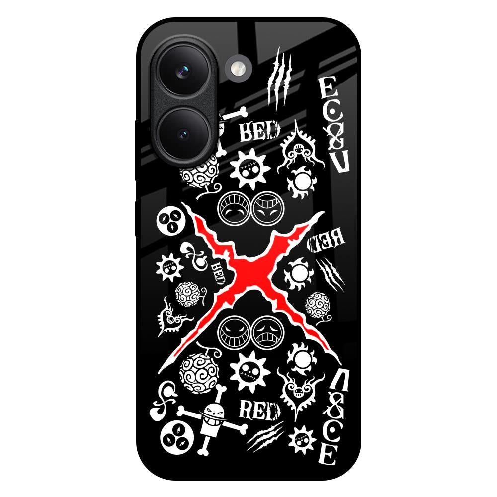Red Zone Poco X8 Pro 5G Glass Back Cover Online