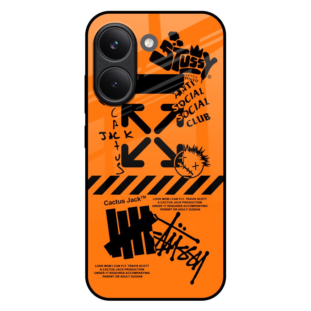 Anti Social Club Poco X8 Pro 5G Glass Back Cover Online