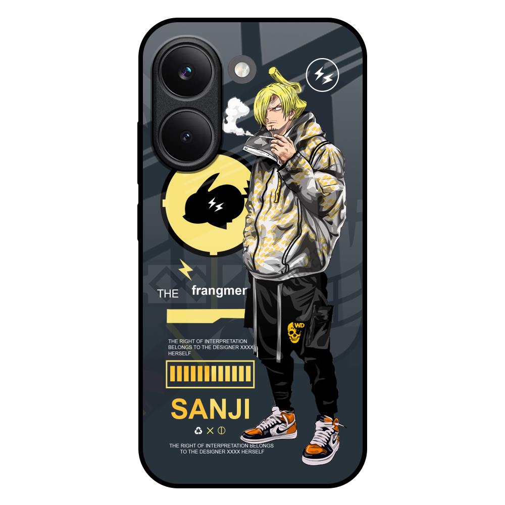 Cool Sanji Poco X8 Pro 5G Glass Back Cover Online