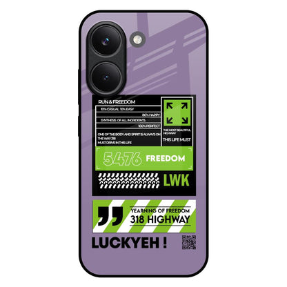 Run & Freedom Poco X8 Pro 5G Glass Back Cover Online