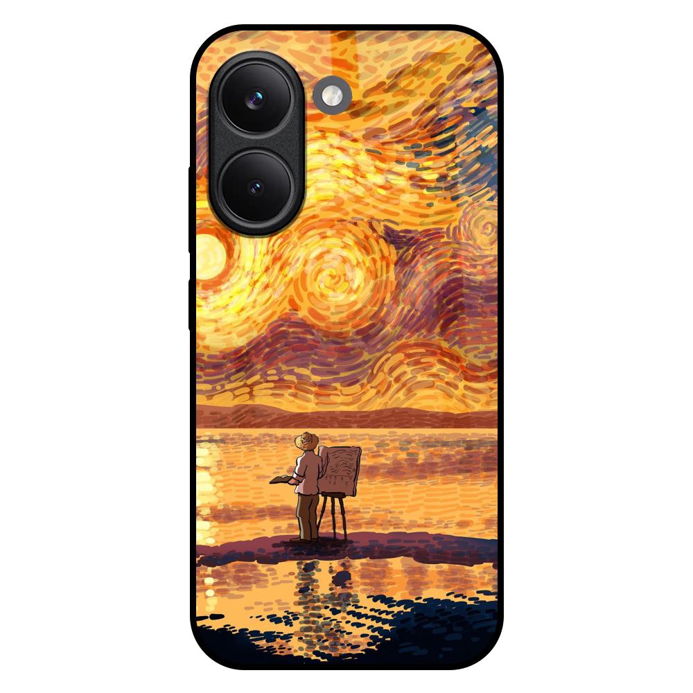 Sunset Vincent Poco X8 Pro 5G Glass Back Cover Online