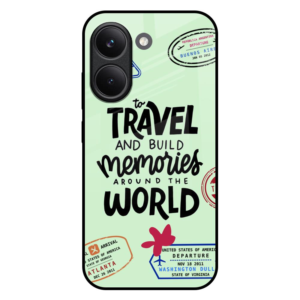 Travel Stamps Poco X8 Pro 5G Glass Back Cover Online