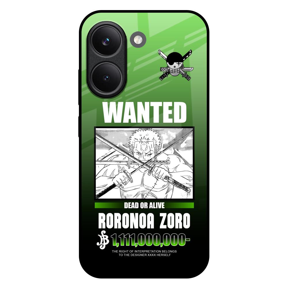 Zoro Wanted Poco X8 Pro 5G Glass Back Cover Online