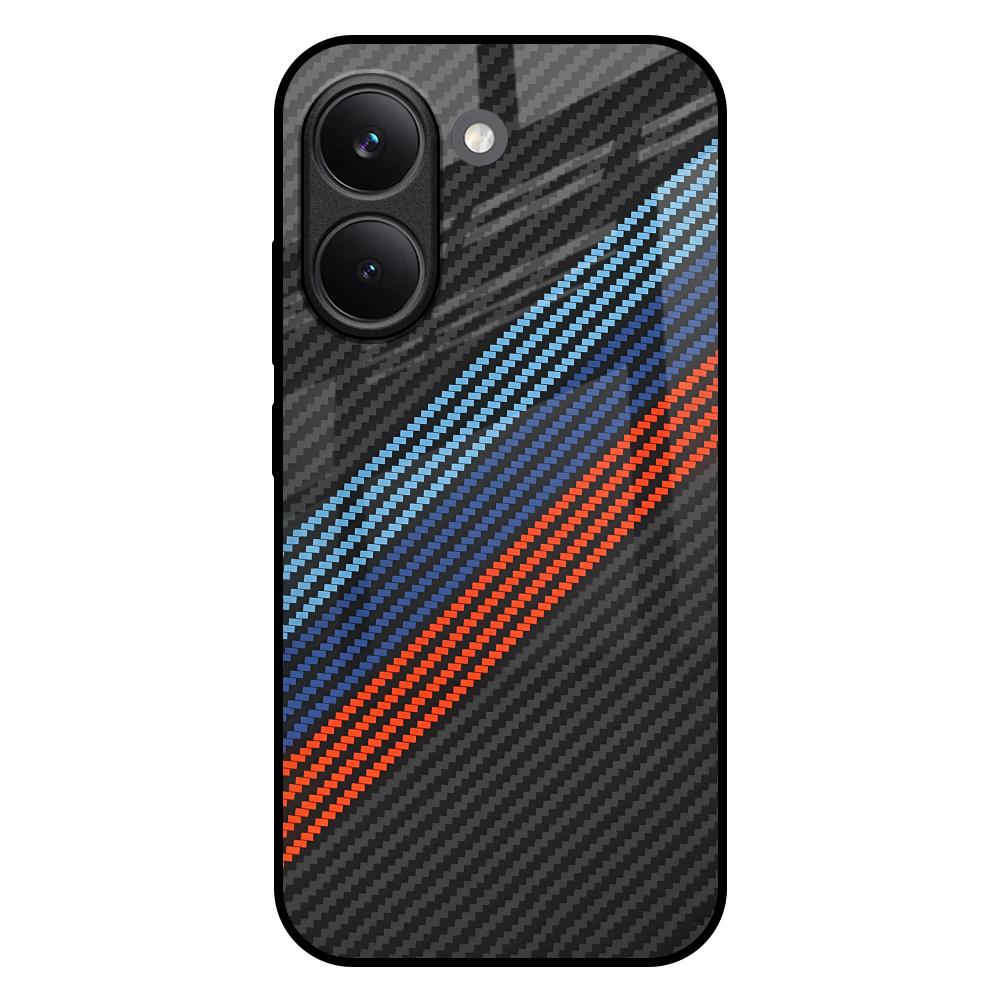 Carbon Inspired Poco X8 Pro 5G Glass Back Cover Online