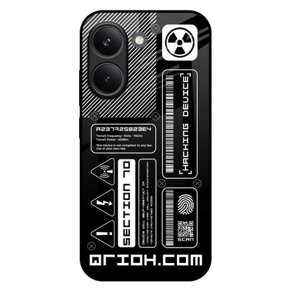 Futuristic Art Poco X8 Pro 5G Glass Back Cover Online