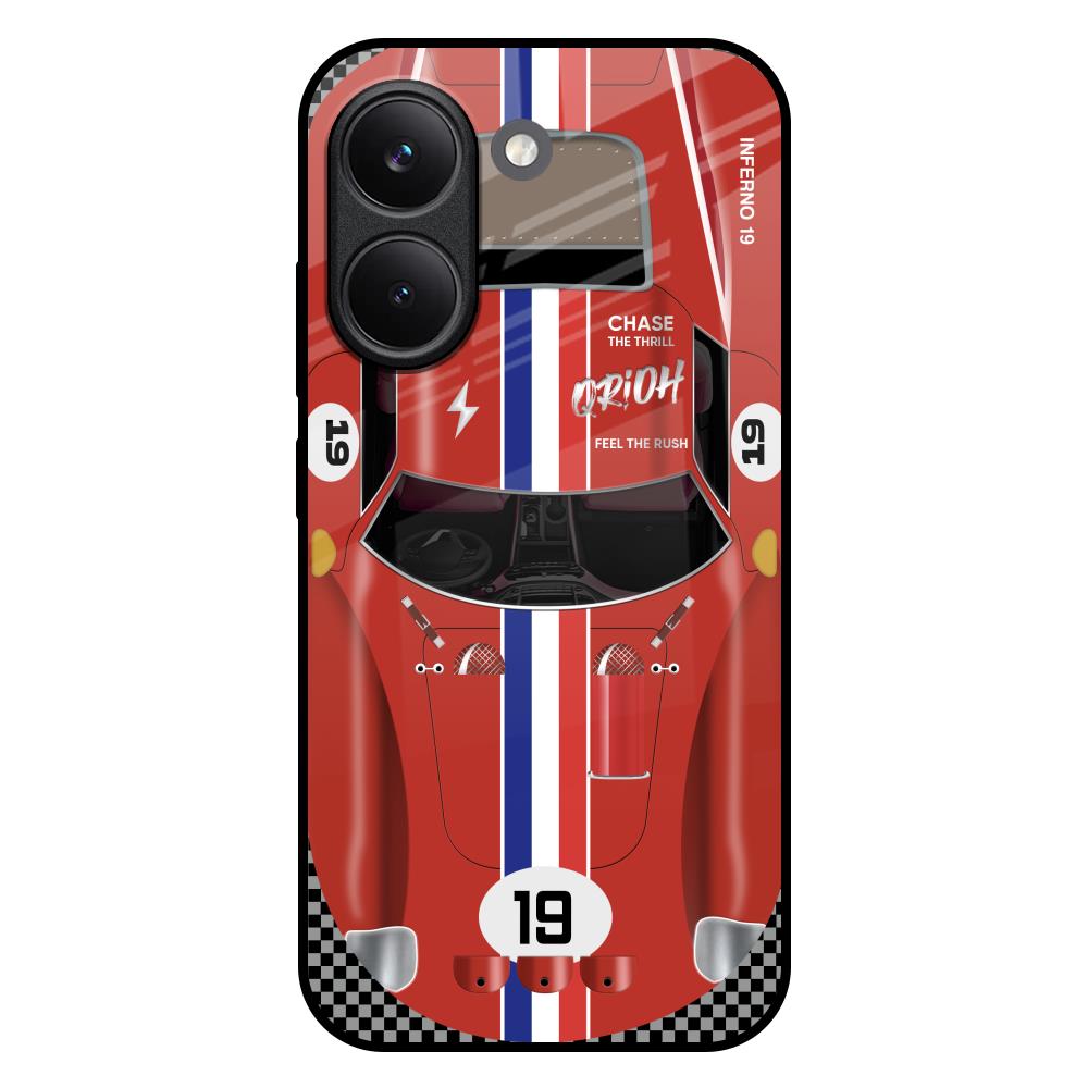 Racing Vintage Poco X8 Pro 5G Glass Back Cover Online
