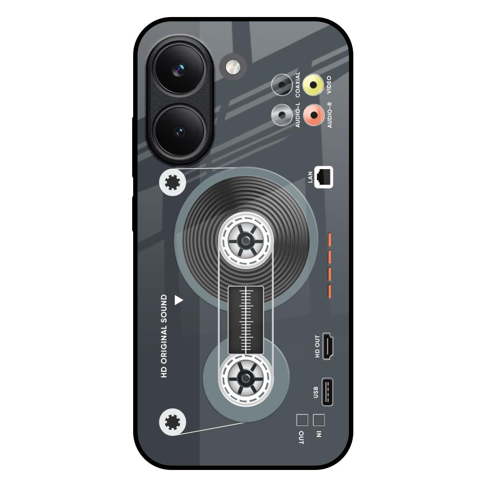 Retro Recorder Poco X8 Pro 5G Glass Back Cover Online
