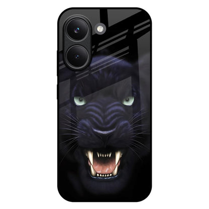 Angry Black Tiger Poco X8 Pro 5G Glass Back Cover Online