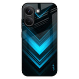 Vertical Blue Arrow Poco X8 Pro 5G Glass Back Cover Online