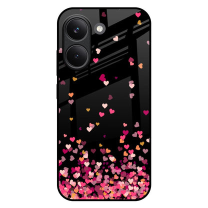 Heart Rain Fall Poco X8 Pro 5G Glass Back Cover Online