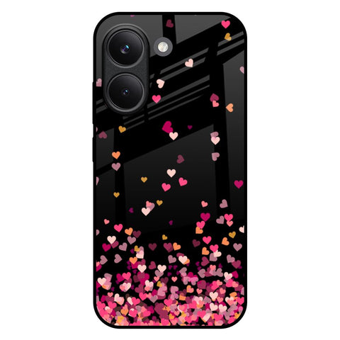 Heart Rain Fall Poco X8 Pro 5G Glass Back Cover Online