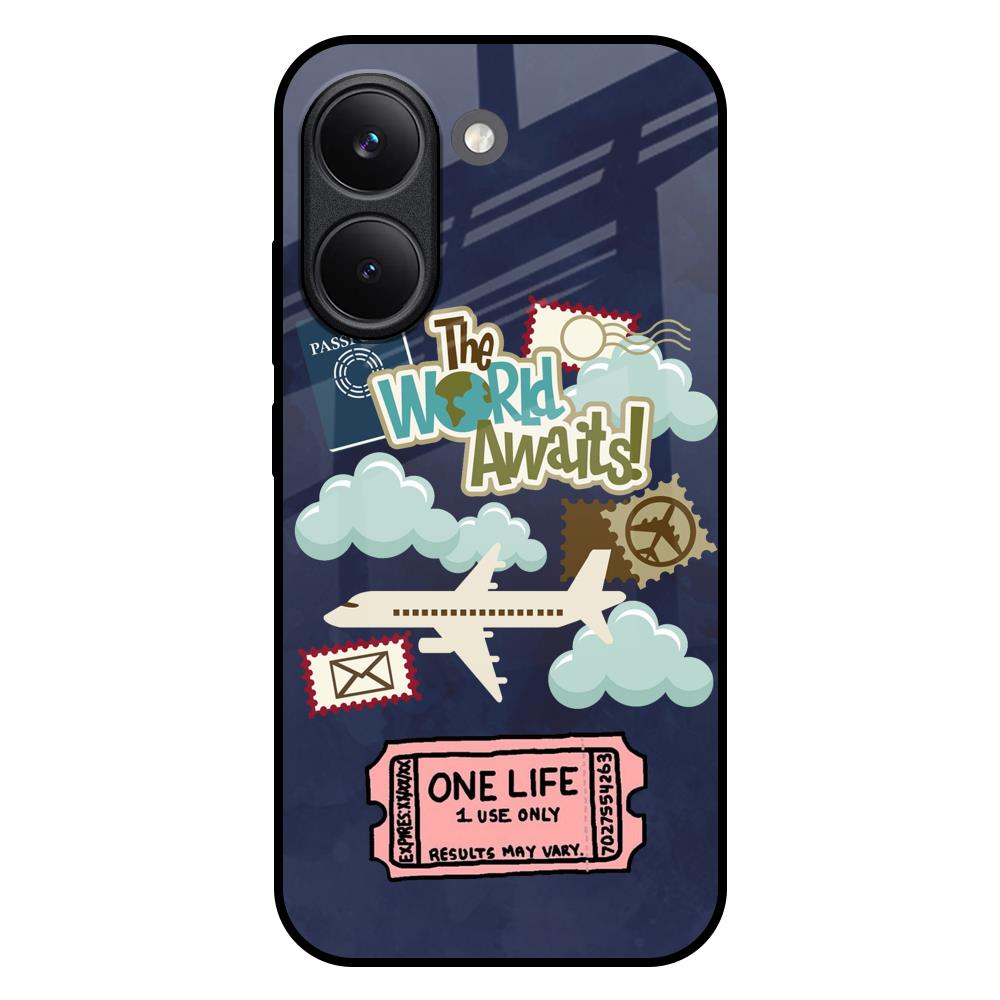 Tour The World Poco X8 Pro 5G Glass Back Cover Online