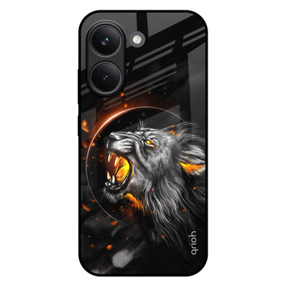 Aggressive Lion Poco X8 Pro 5G Glass Back Cover Online