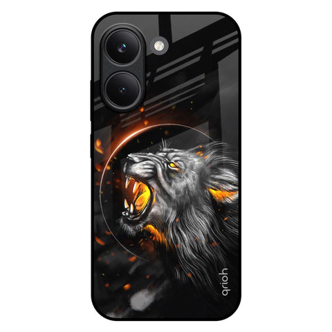 Aggressive Lion Poco X8 Pro 5G Glass Back Cover Online