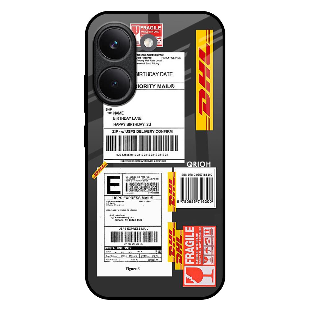 Cool Barcode Label Poco X8 Pro 5G Glass Back Cover Online