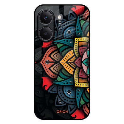 Retro Gorgeous Flower Poco X8 Pro 5G Glass Back Cover Online