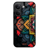 Retro Gorgeous Flower Poco X8 Pro 5G Glass Back Cover Online